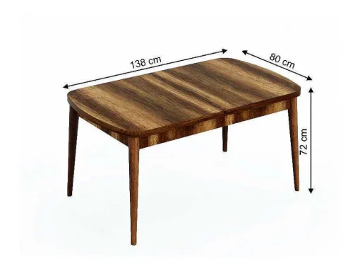 Mesa Irmak, Noz, 178X80X72 Cm, Epikasa