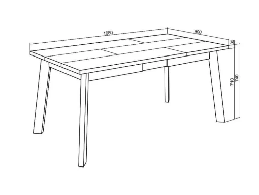 Mesa Sala De Jantar, 170, Para 8 Péssoas, Pés De Madeira, Cimento