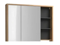 Móvel De Casa De Banho Suspenso Com Lavatório Simples E Armário De Casa De Banho Cor Natural De 100 Cm - Purnal