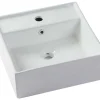 Móvel De Casa De Banho Suspenso Cor Natural Escura Com Lavatório Individual 94 Cm - Teana Ii