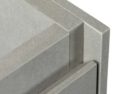 Móvel De Casa De Banho Suspenso Com Lavatório Embutido Cinza Cimento, 80 Cm - Sosthene