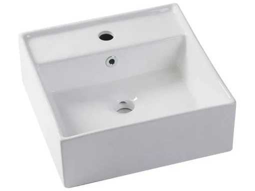 Móvel De Casa De Banho Suspenso Verde E Branco Lavatório Individual E Duas Gavetas 94 Cm - Teana Ii
