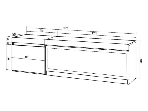 Móvel De Tv, 160, Para Televisores Ate 65", Lareira Electrica Xxl, Suspensos, Carvahlo