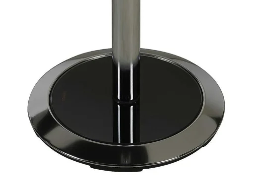 Móvel Para Bar Aliseto - Mdf E Metal Cromado - Preto