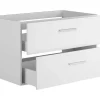 Móvel Suspenso Para Lavatório Branco 80 Cm - Kayla