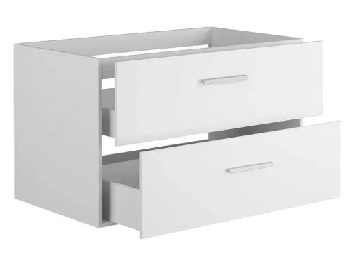 Móvel Suspenso Para Lavatório Branco 80 Cm - Kayla