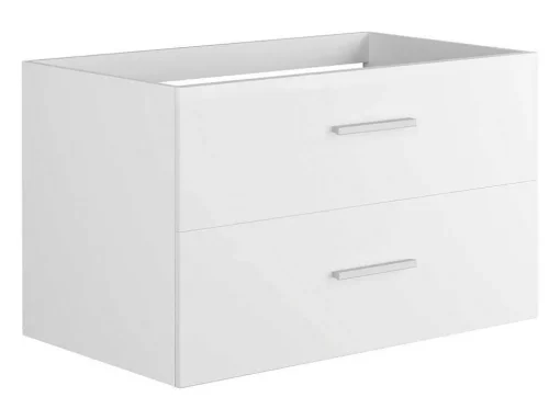 Móvel Suspenso Para Lavatório Branco 80 Cm - Kayla