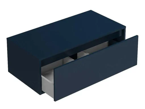 Móvel Suspenso Para Lavatório Azul 94 Cm - Teana Ii