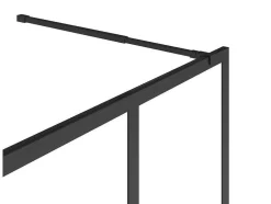 Painel De Duche A Italiana Preto Mate Estilo Atelier 140 X 200 Cm - Urbanik
