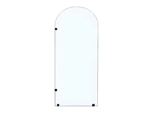 Painel De Duche Estilo Italiano Arredondado De 90 X 215 Cm - Airlie