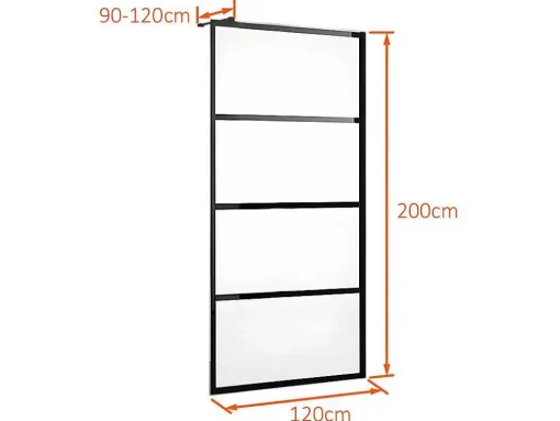 Painel De Duche Estilo Italiano Industrial De 120X200 Cm - Inaya