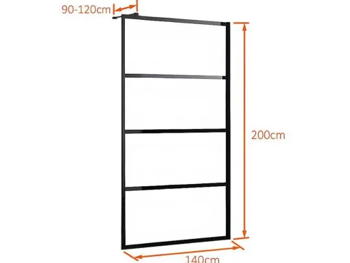 Painel De Duche Estilo Italiano Industrial De 140X200 Cm - Inaya
