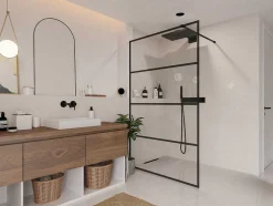 Painel De Duche Estilo Italiano Industrial De 120X200 Cm - Inaya