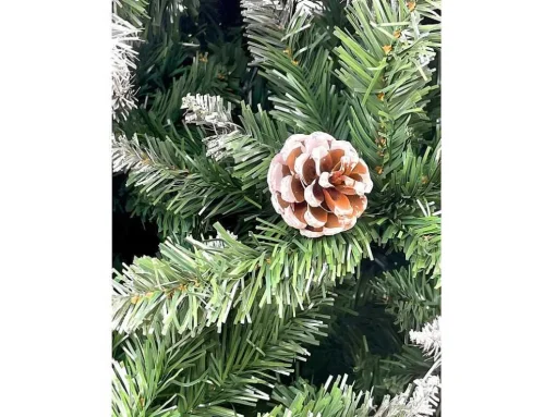 Pequena Arvore De Natal Coberta De Neve De 120 Cm