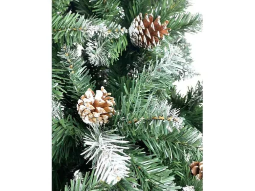Pequena Arvore De Natal Coberta De Neve De 120 Cm