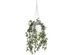 Planta Artificial Pendente Com Vaso Em Ceramica A.70 X L.20 Cm Verde - Bahiana