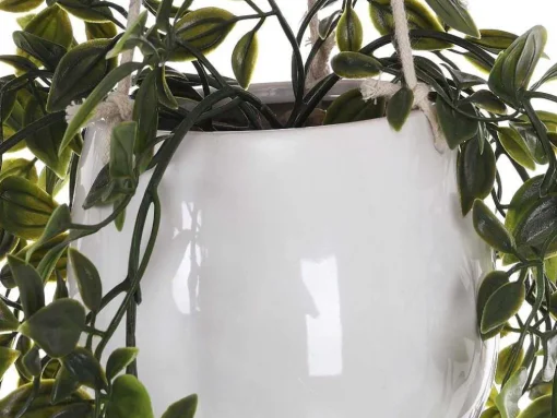 Planta Artificial Pendente Com Vaso Em Ceramica A.70 X L.20 Cm Verde - Bahiana