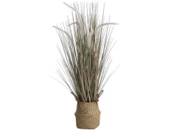 Planta Graminea Artificial Com Vaso Tecido A.80 - Begura