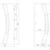Porta De Entrada Em Aco Envidracado Com Inox De A.207 X L.100 Cm Cor Antracite Com Abertura Para A Esquerda - Trofa