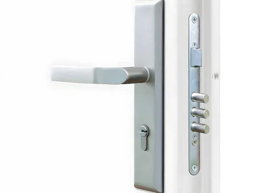 Porta De Entrada Em Aco Inox A207Xl100 Cm Efeito Carvalho, Abertura Para A Direita - Tifana