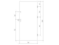 Porta De Entrada Em Aco Macico De A.207 X L.100 Cm Cor Branco Com Abertura Para A Direita - Agueda