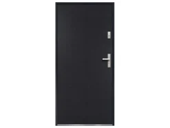 Porta De Entrada Em Aco Macico De A.207 X L.100 Cm Cor Antracite Com Abertura Para A Esquerda - Agueda