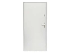 Porta De Entrada Em Aco Macico De A.207 X L.100 Cm Cor Branco Com Abertura Para A Esquerda - Agueda