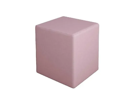 Pouf Milena, Cor-De-Rosa, 34X34X37 Cm, Epikasa