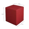 Pouf Milena, Vermelho, 34X34X37 Cm, Epikasa