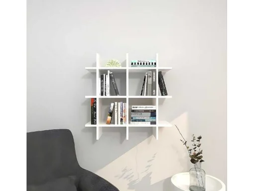 Prateleira Gisella, Branco, 75X27X75 Cm, Epikasa