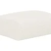Pufe Tecido Boucle Branco - Pogni De Maison Cephy