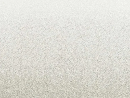 Pufe Tecido Boucle Branco - Pogni De Maison Cephy