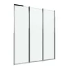 Resguardo De Banheira Dobravel Metal Cor Cromada 120X140 Cm - District
