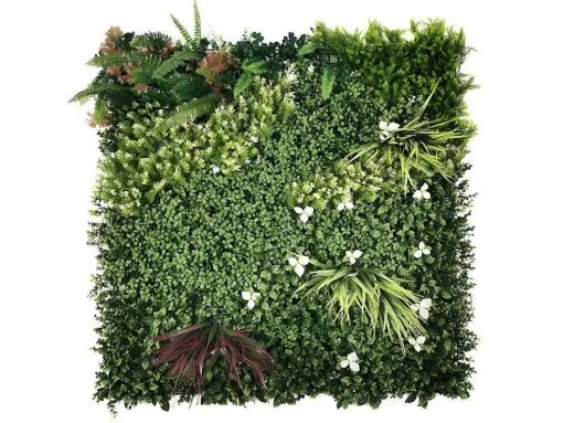 Revestimento De Parede Vegetal Sintetico Pack De 1M Cor Verde - Lahti