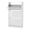 Sapateira 3 Portas Dobraveis 121X73X26 Branco