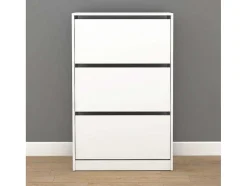 Sapateira 3 Portas Dobraveis 121X73X26 Branco