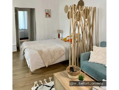 Separador De Divisao Em Madeira De Teca De C. 100 X L. 25 X A. 180 Cm Cor Natural - Gayana