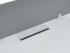 Separador De Secretária Profissional Tecido Cinzento C110 Cm - Downtown