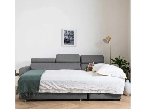 Sofá Convertivel Warren 3 Lugares Cinzento