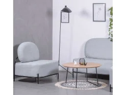 Sofá De 1 Lugar Com Design Minimalista - Clair - Azul