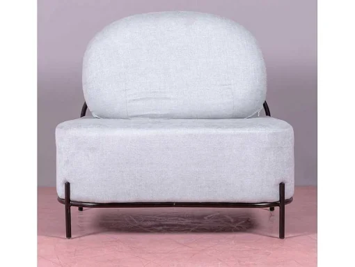 Sofá De 1 Lugar Com Design Minimalista - Clair - Azul