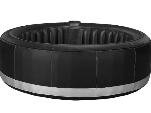 Spa Insuflável 6 Péssoas Bcool Iii - D203*A65 Cm - 140 Orificios De Saida De Ar - Preto - Revestimento De Luxo