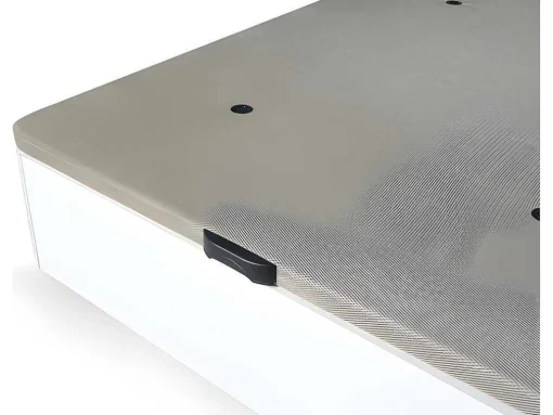 Tampa Estofada Dobravel Para Canape Madeira 3D 25 Branco 135X190Cm Atenas