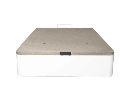 Tampa Estofada Dobravel Para Canape Madeira 3D 25 Branco 105X190Cm Atenas
