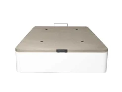Tampa Estofada Dobravel Para Canape Madeira 3D 25 Branco 135X190Cm Atenas
