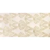 Tapete De Corredor Art Deco 80 X 200 Cm Em Polipropileno Bege E Dourado - Lysa