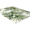 Tapete De Interior Ou De Exterior Etnico Motivos Folhas 150 X 200 Cm Verde - Palmo