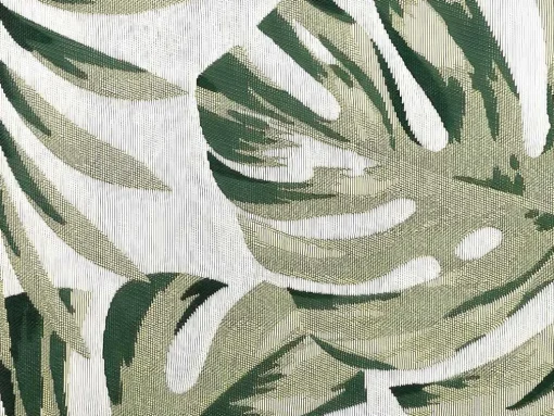 Tapete De Interior Ou De Exterior Etnico Motivos Folhas 150 X 200 Cm Verde - Palmo
