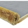 Tapete Felpudo Cor Dourado De 200 X 290 Cm - Glitter