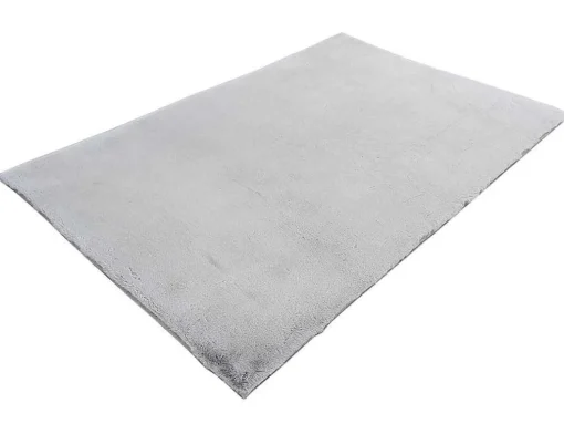 Tapete Felpudo Efeito Pelo 100% Poliester 150X200 Cm Cinza - Bunny